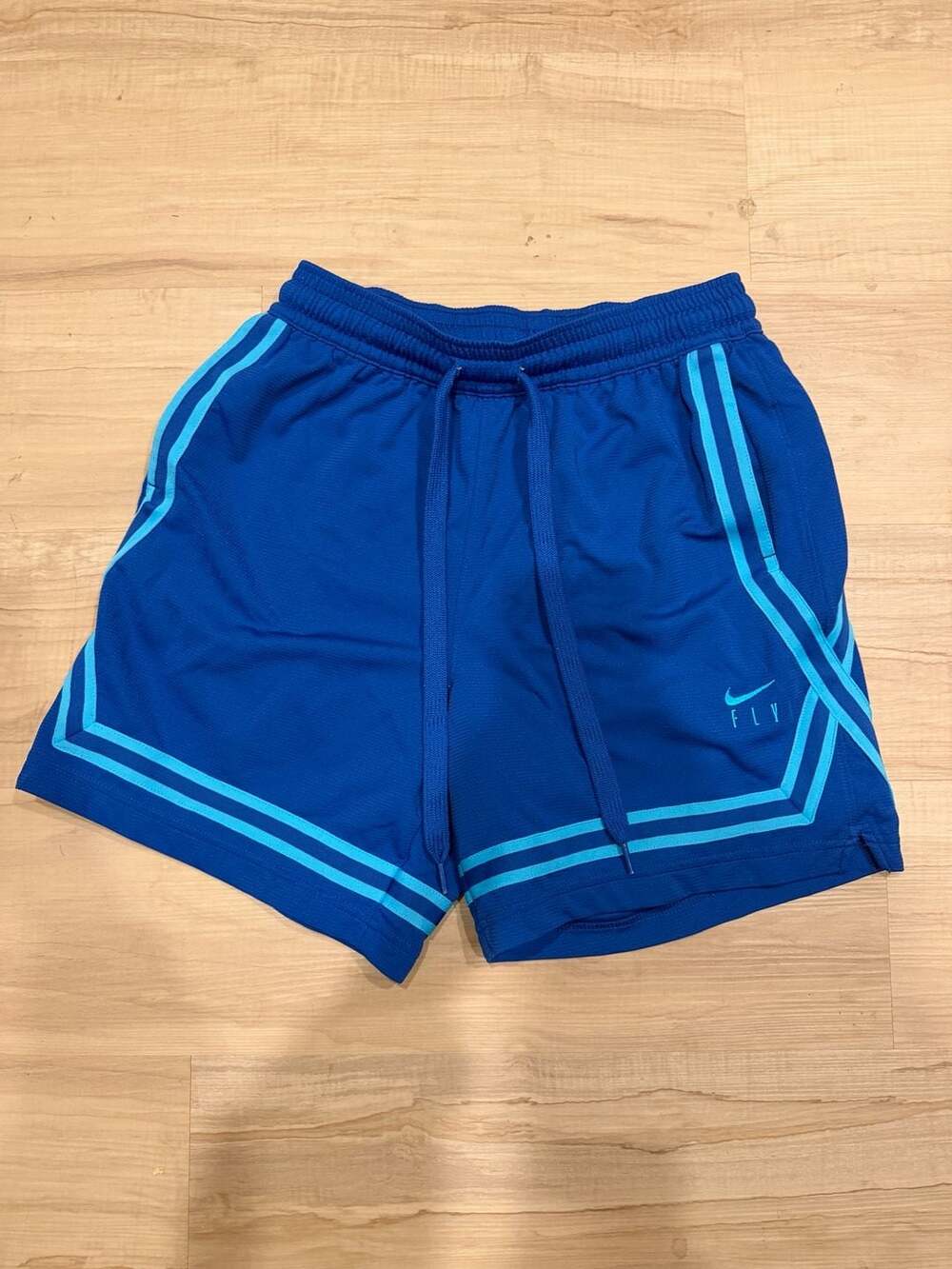 Nike Fly Crossover Basketball Shorts Blue Size Small